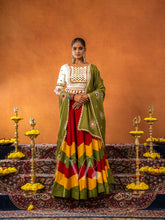 Red & Green Chaniya Choli